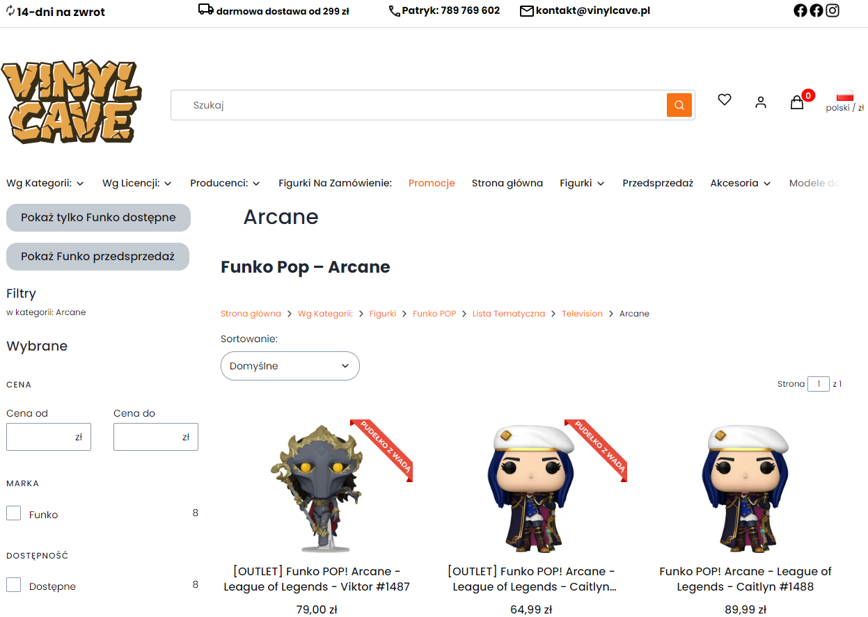 Funko Pop Arcane – jak serial z uniwersum League of Legends podbił świat kolekcjonerów?